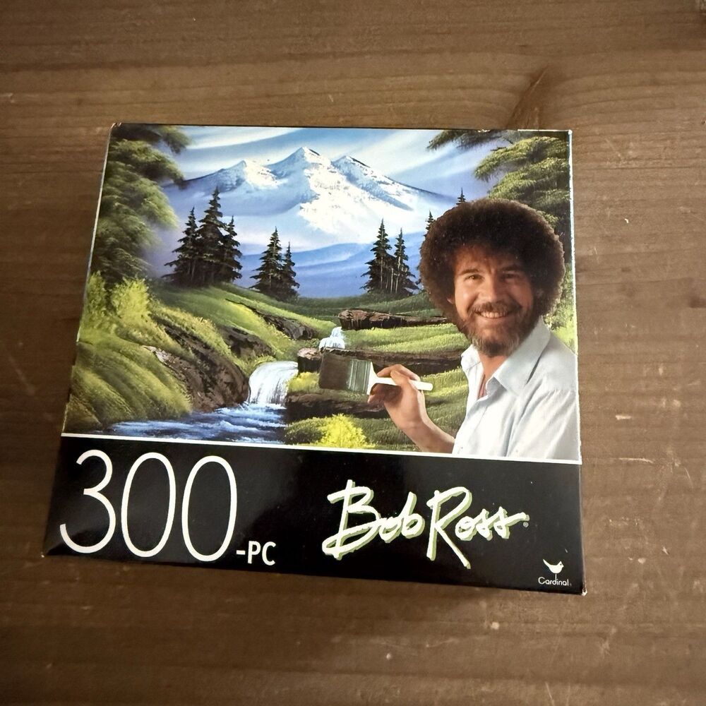 New Cardinal Bob Ross Puzzle Scenery Scenic 300 Piece Jigsaw Puzzle New In Box